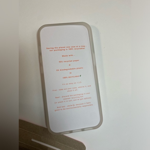 Open Box iPhone 13 14 Rainbow Hard Shell Phone Case Hearts Cute Trending New - Picture 5 of 5